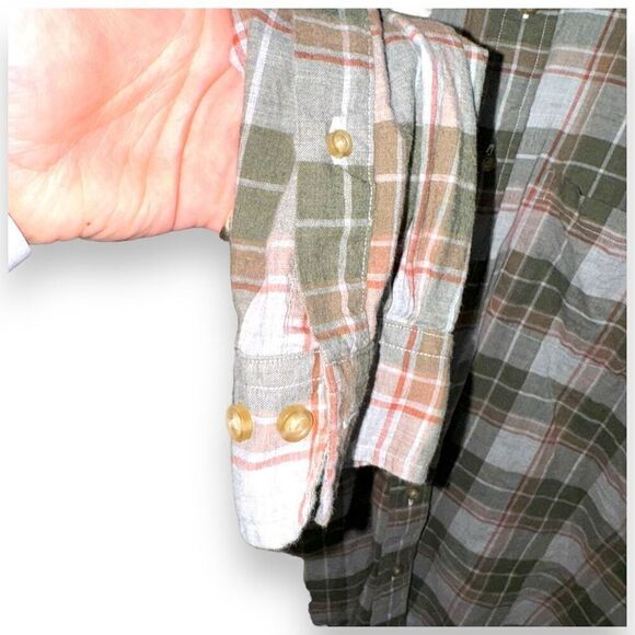 Plaid Brooks Brothers Regent Fit Flannel Button Down Shirt L - Picture 5 of 8